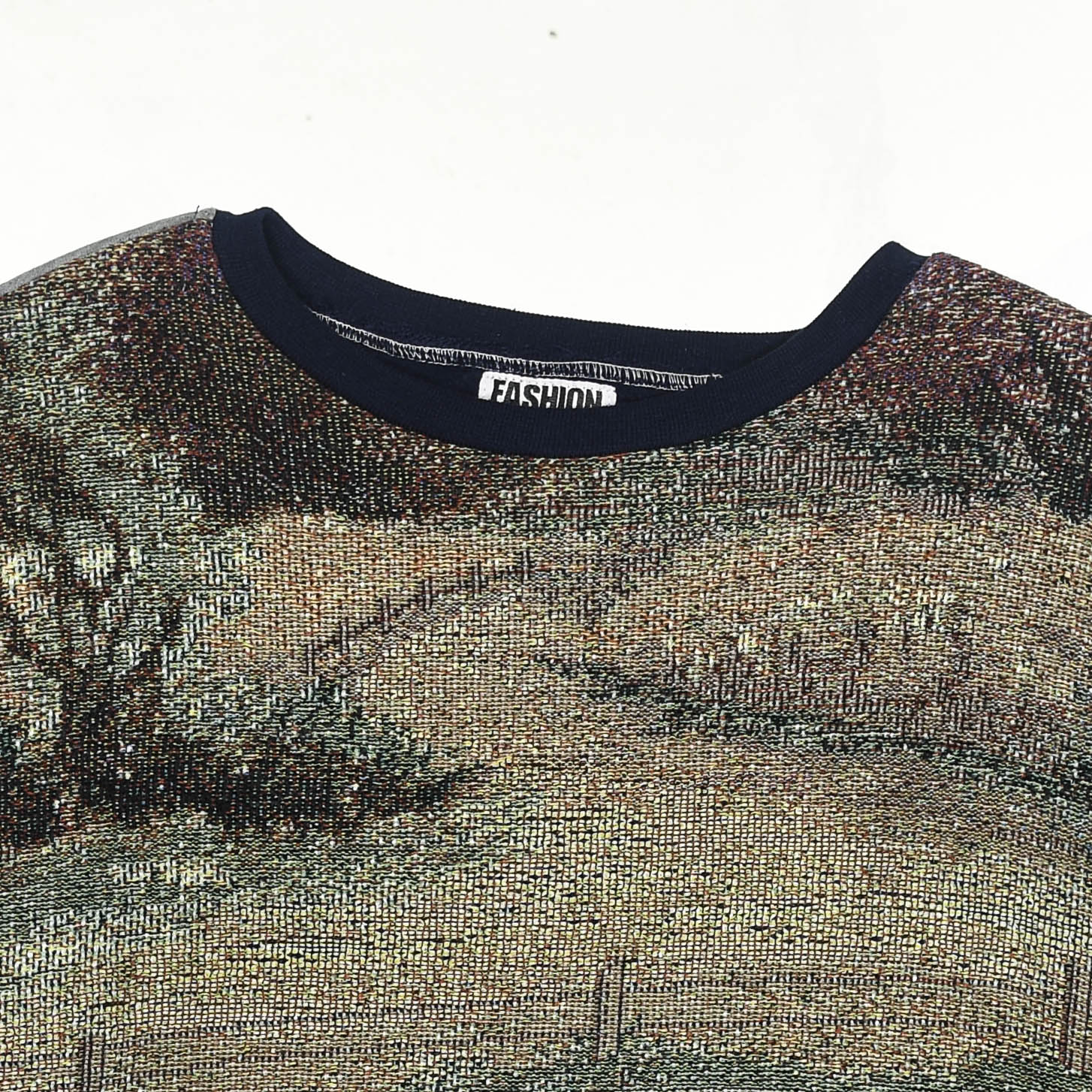 Dairy Cow Tapestry Panel Pullover