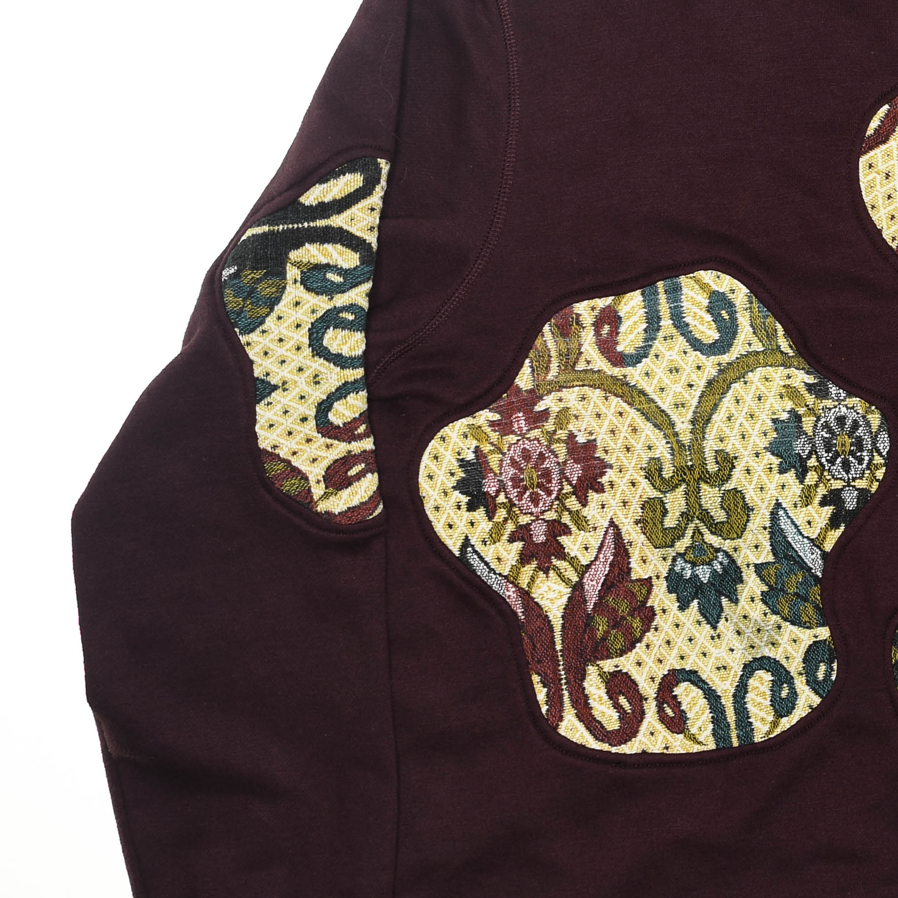 Earth Tone Patchwork Amoeba Tapestry Pullover