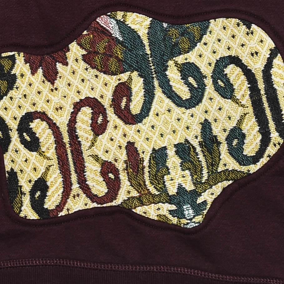 Earth Tone Patchwork Amoeba Tapestry Pullover