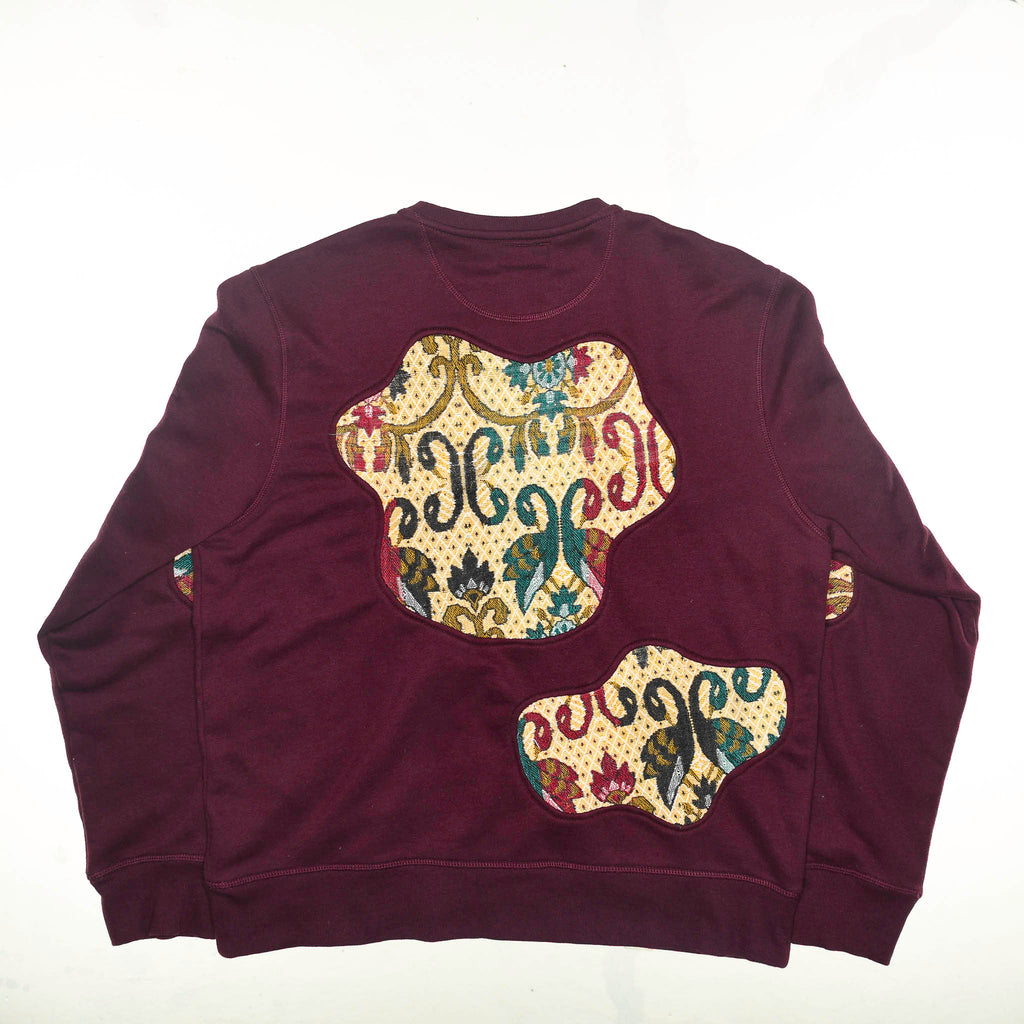 Earth Tone Patchwork Amoeba Tapestry Pullover