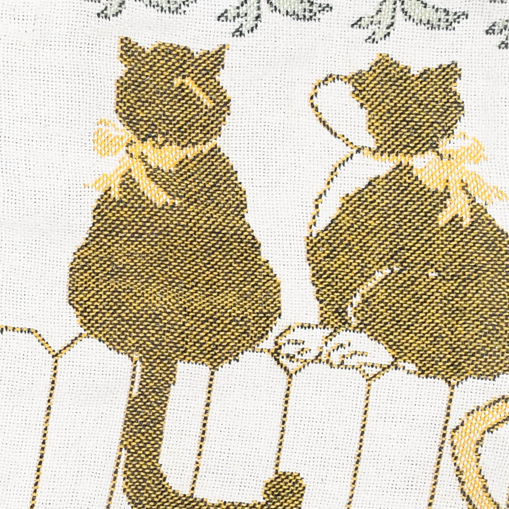 Cats on a Fence Tapestry Patchwork Zip Up Hoodie