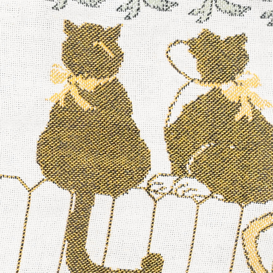 Cats on a Fence Tapestry Patchwork Zip Up Hoodie