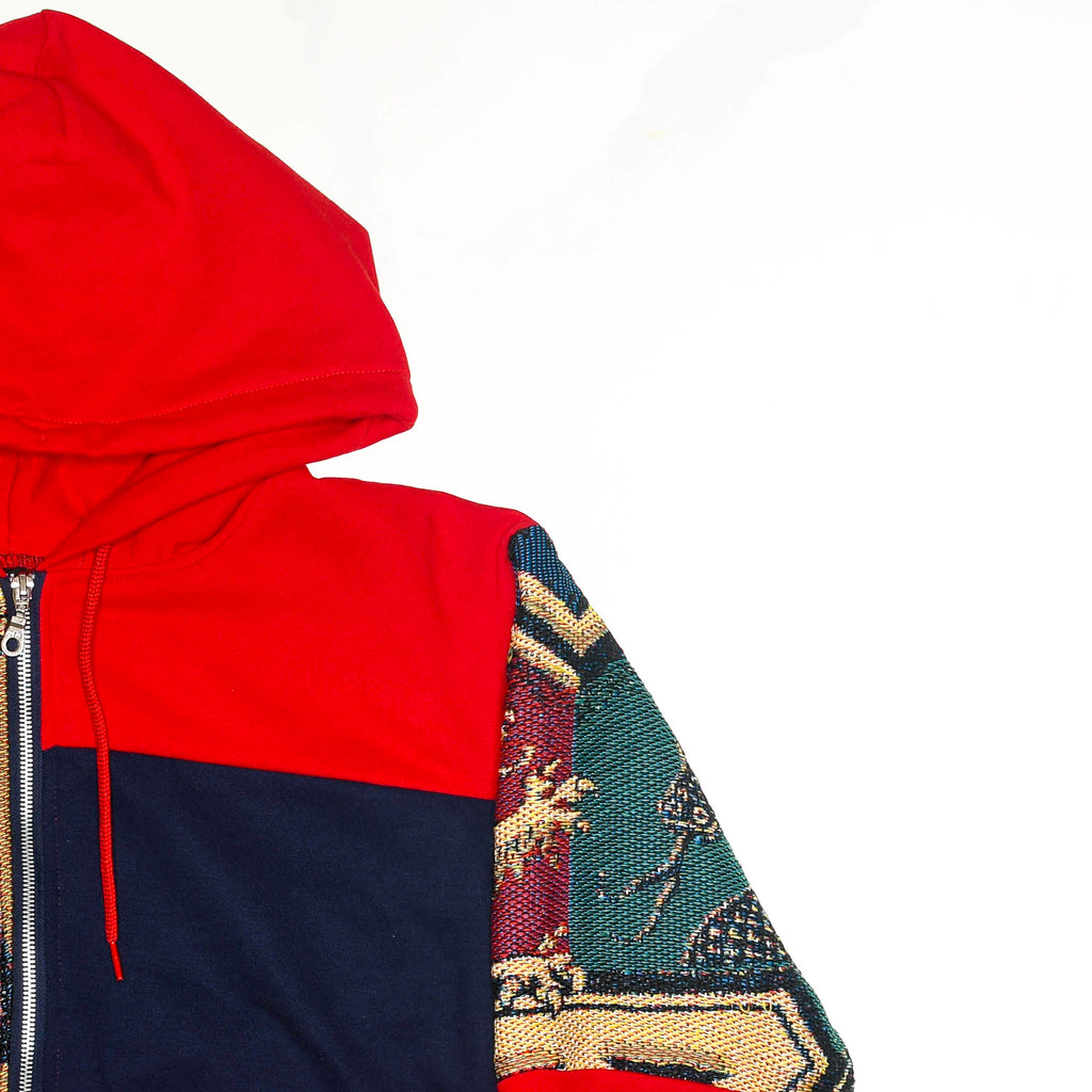 "Harry Potter" Houses Tapestry Panel Zip Up