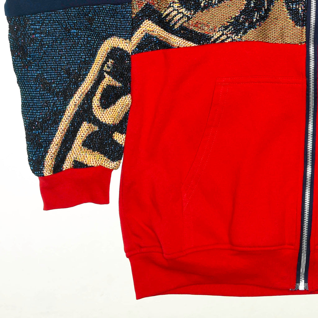 "Harry Potter" Houses Tapestry Panel Zip Up