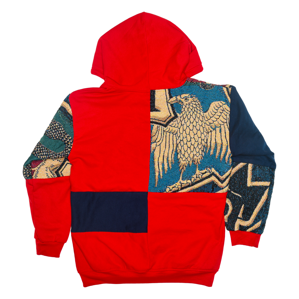 Harry Potter Hogwarts House Tapestry Patchwork Hoodie
