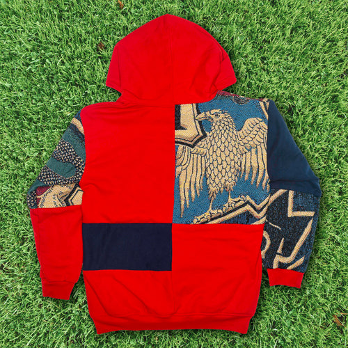 "Harry Potter" Houses Tapestry Panel Zip Up Hoodie