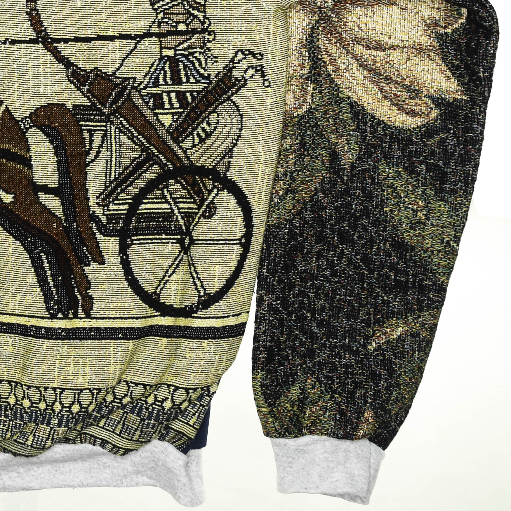 Egyptian Chariot King Tut Tapestry Panel Pullover