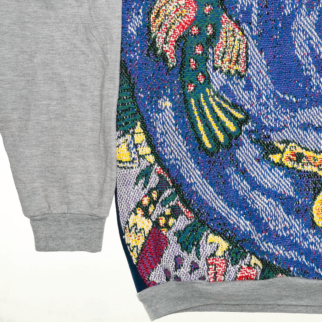 Colorful Birds Full Tapestry Panel Pullover