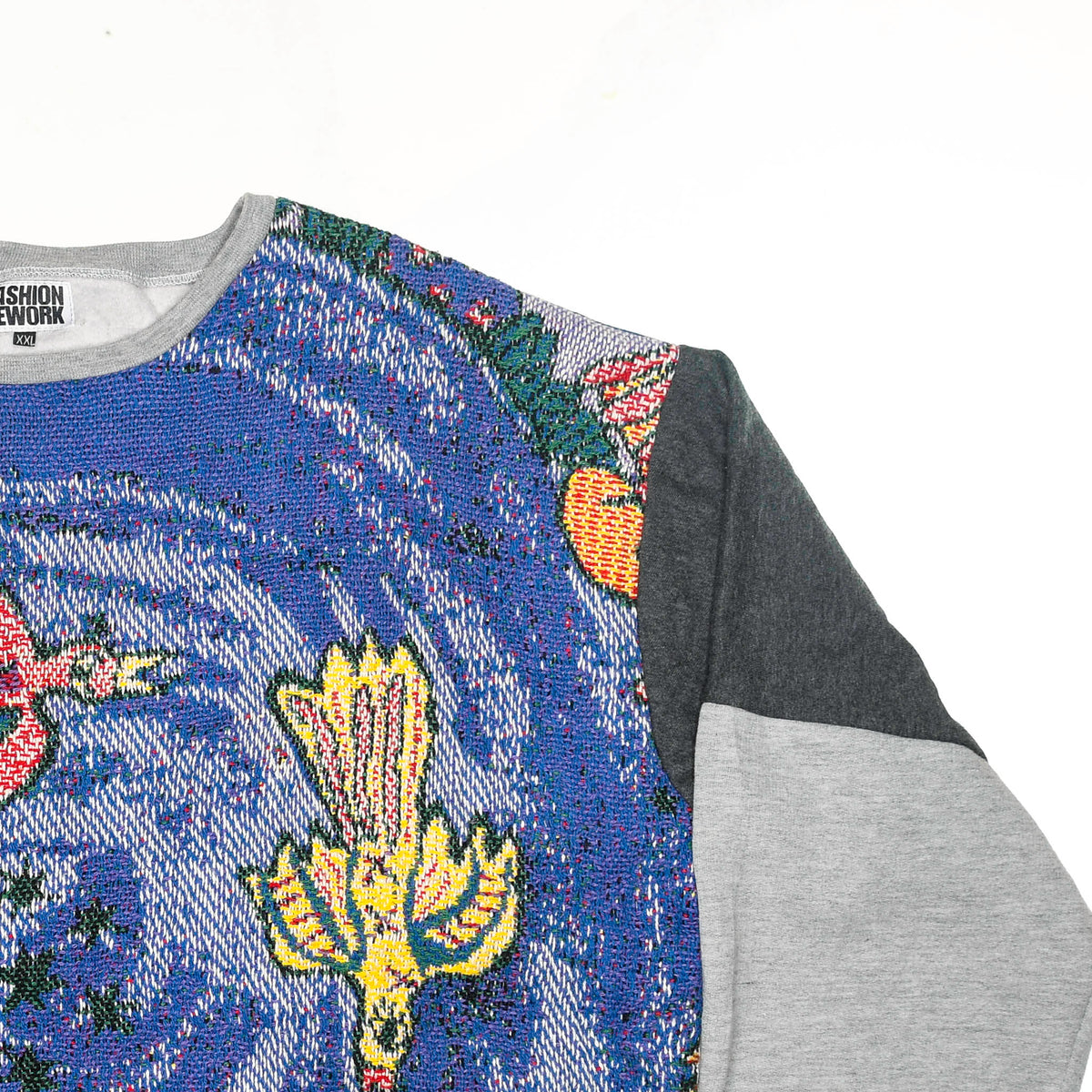 Colorful Birds Full Tapestry Panel Pullover