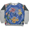 Colorful Birds Full Tapestry Panel Pullover