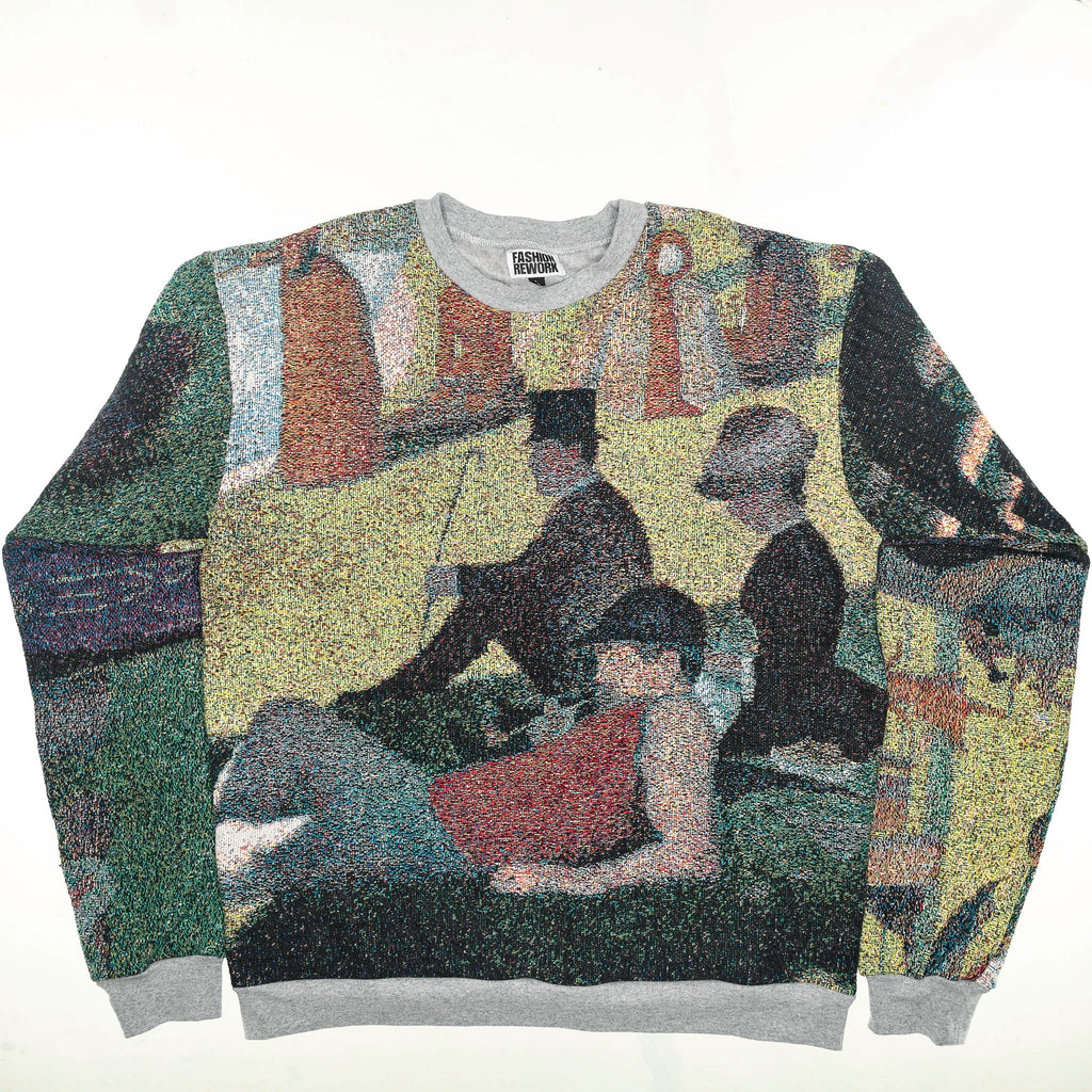Artwork Tapestry Panel Pullover