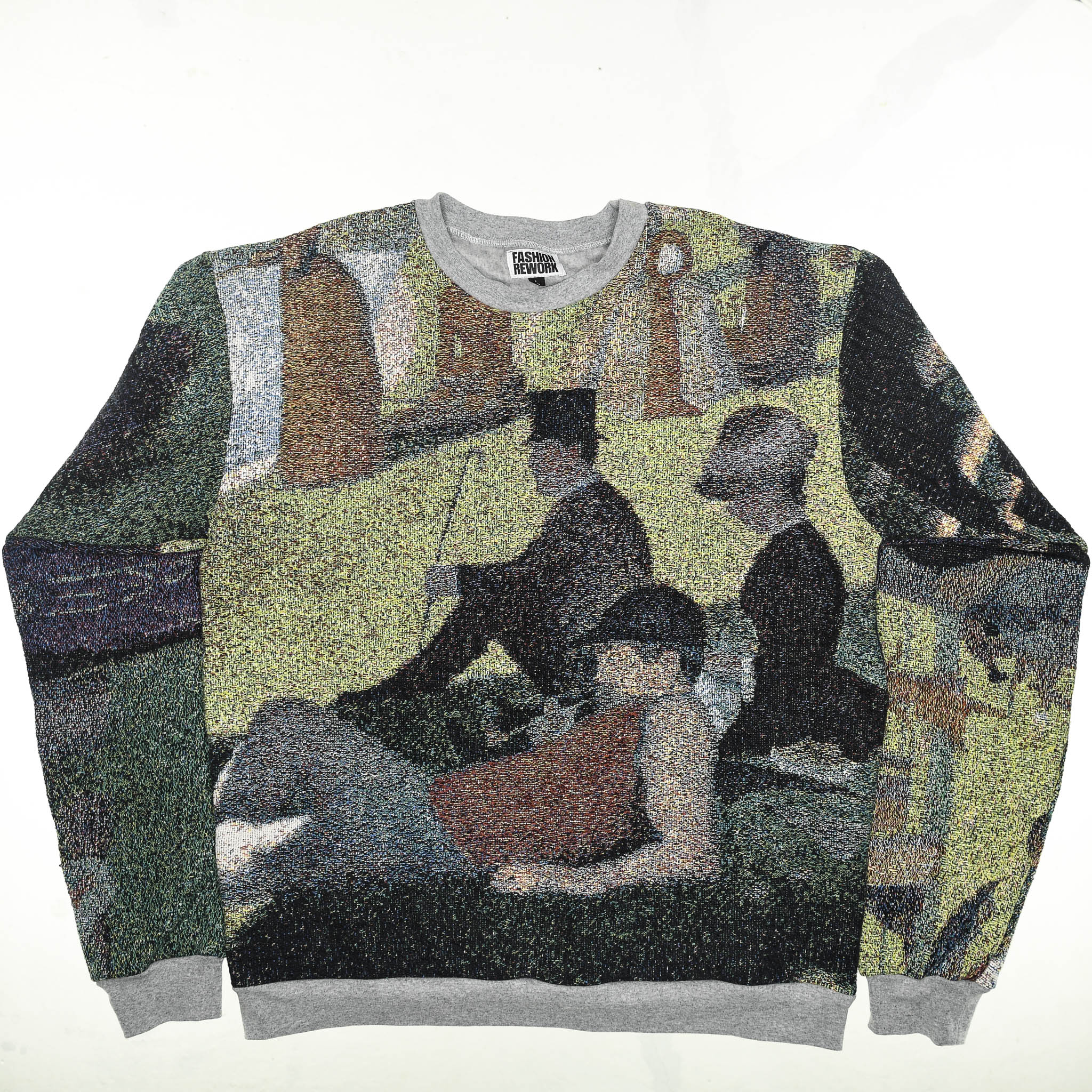 Artwork Tapestry Panel Pullover