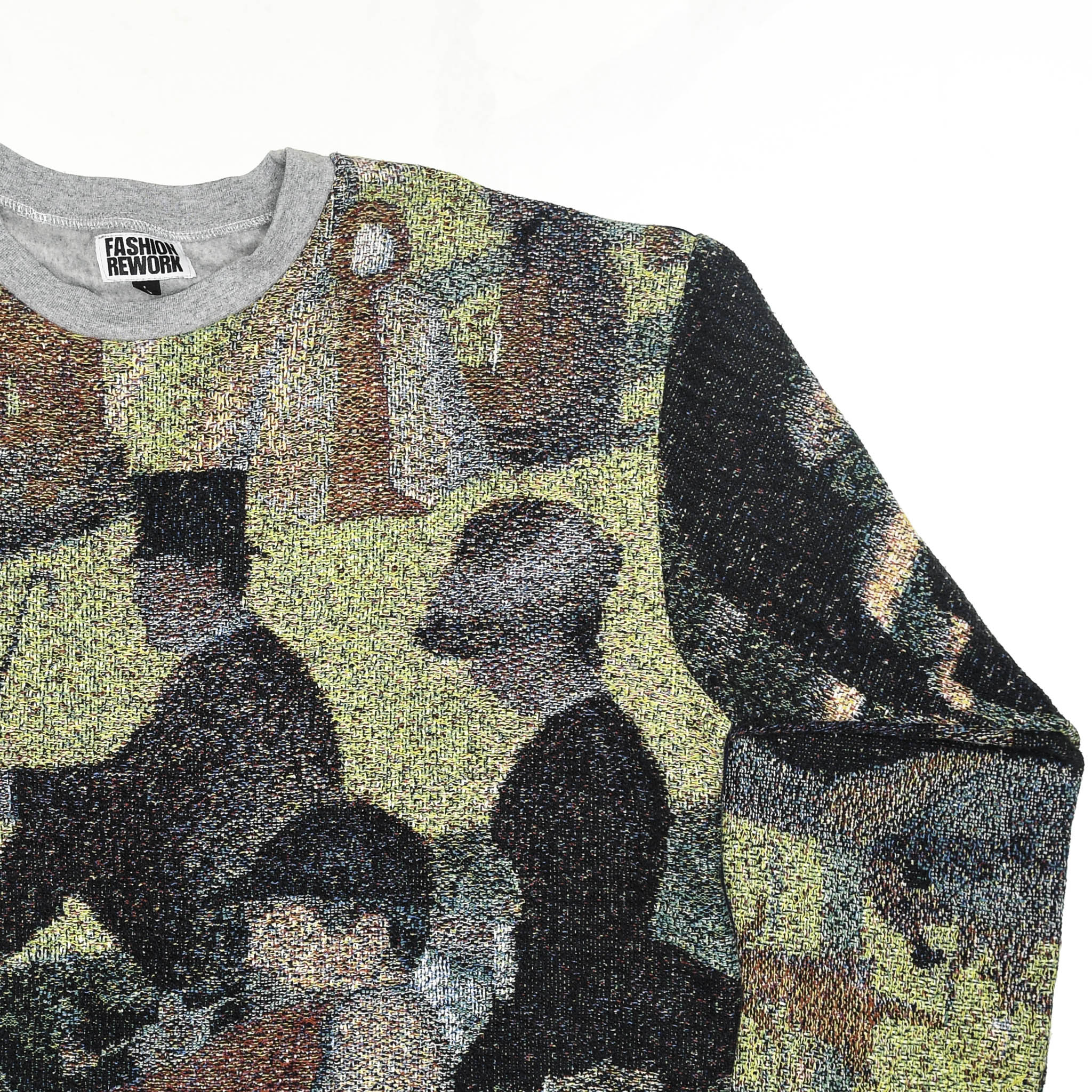 Artwork Tapestry Panel Pullover