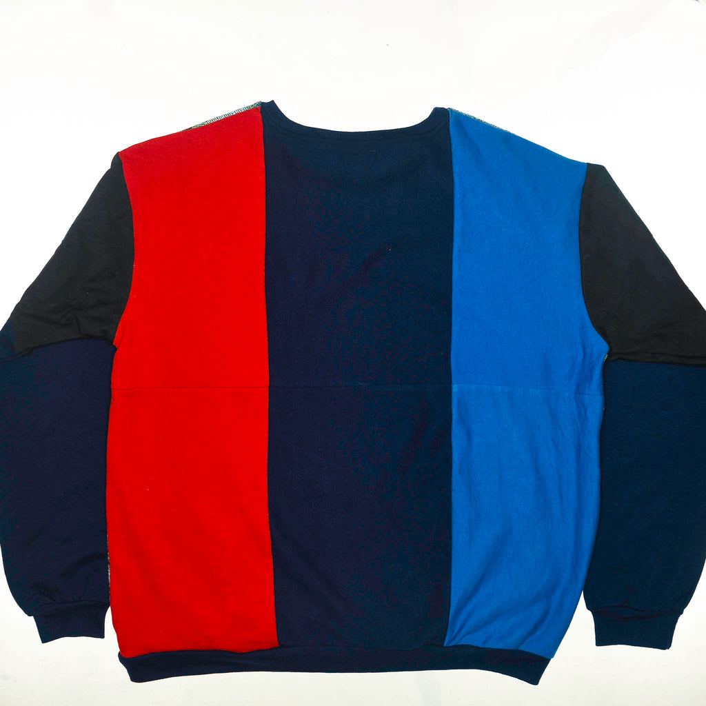 Detailed Bird Tapestry Panel Pullover