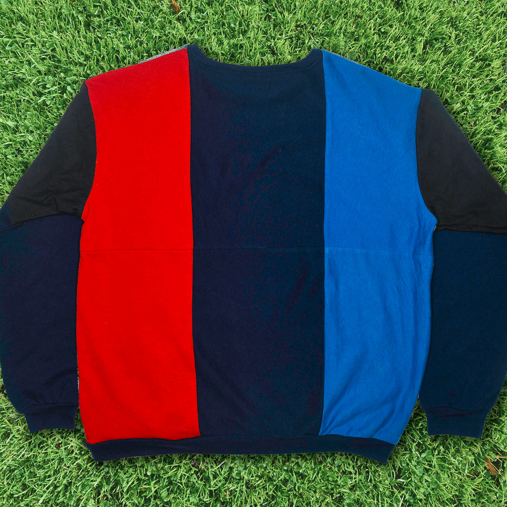 Detailed Bird Tapestry Panel Pullover