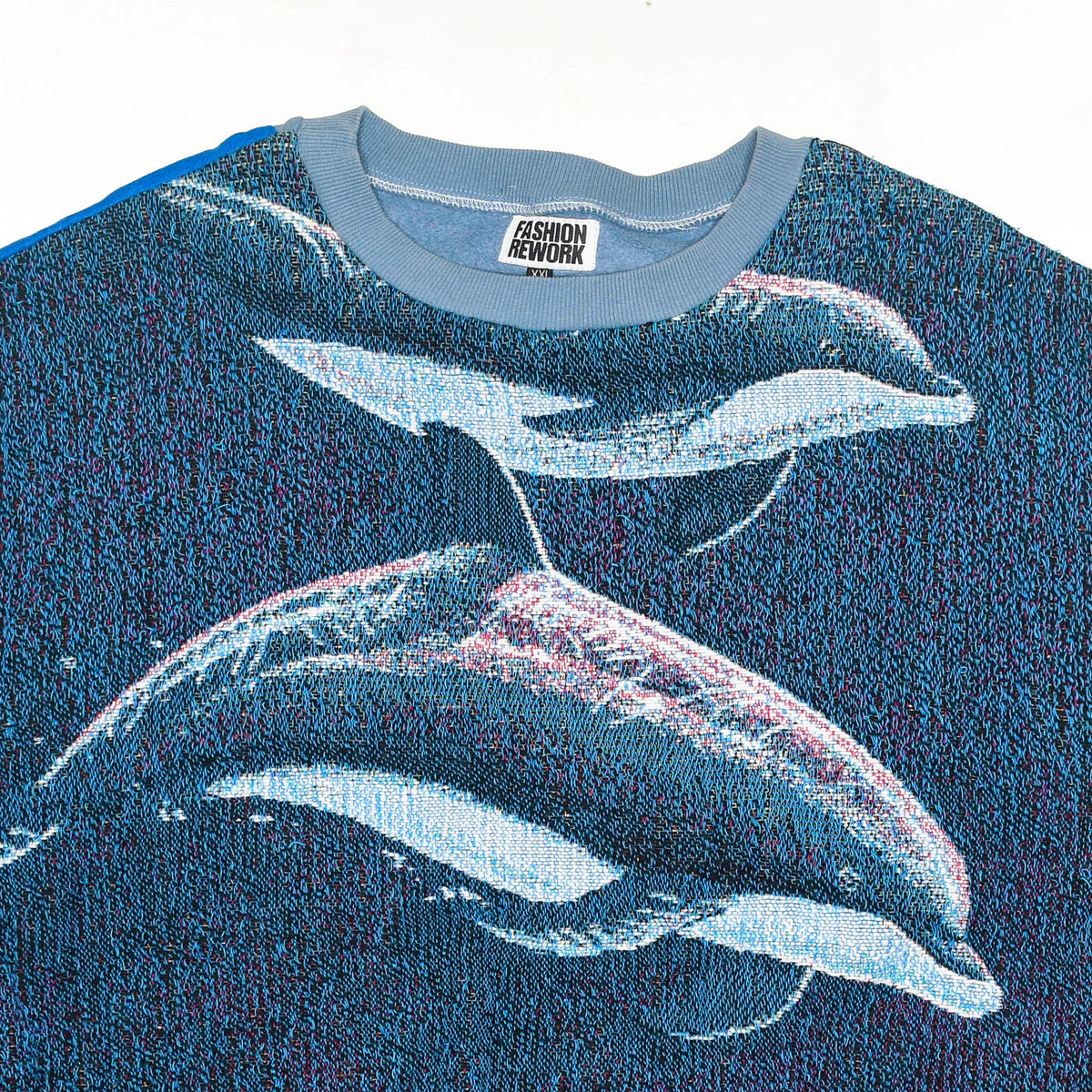 Dolphin Full Tapestry Panel Pullover
