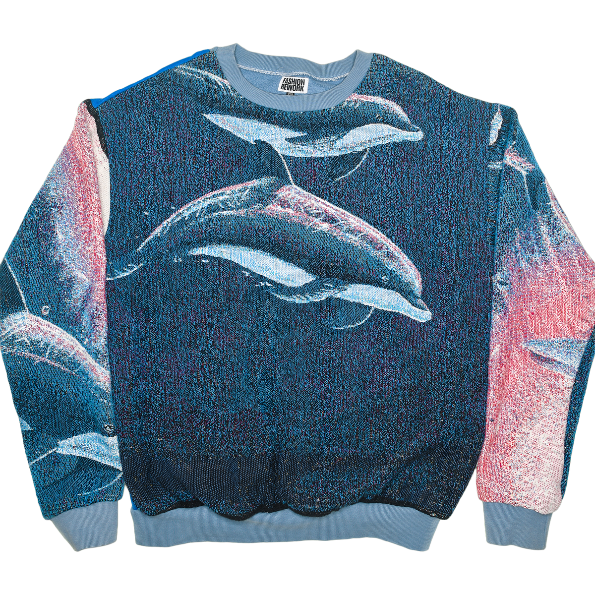 Dolphin Full Tapestry Panel Pullover
