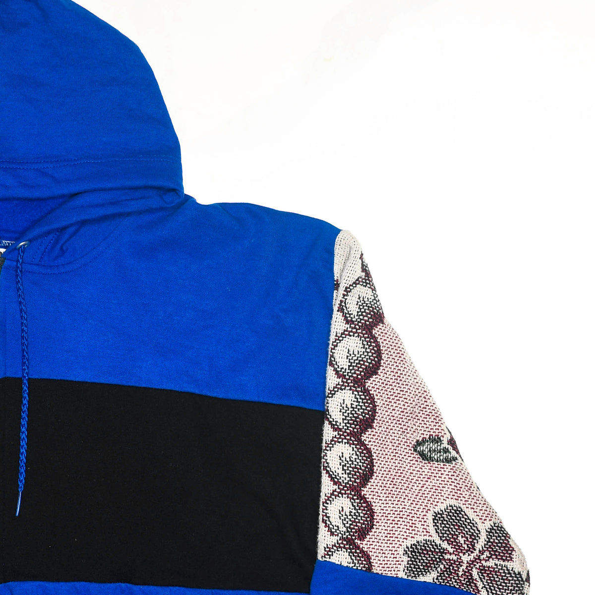 Butterfly Patchwork Tapestry Zip Up Hoodie