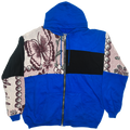 Butterfly Patchwork Tapestry Zip Up Hoodie