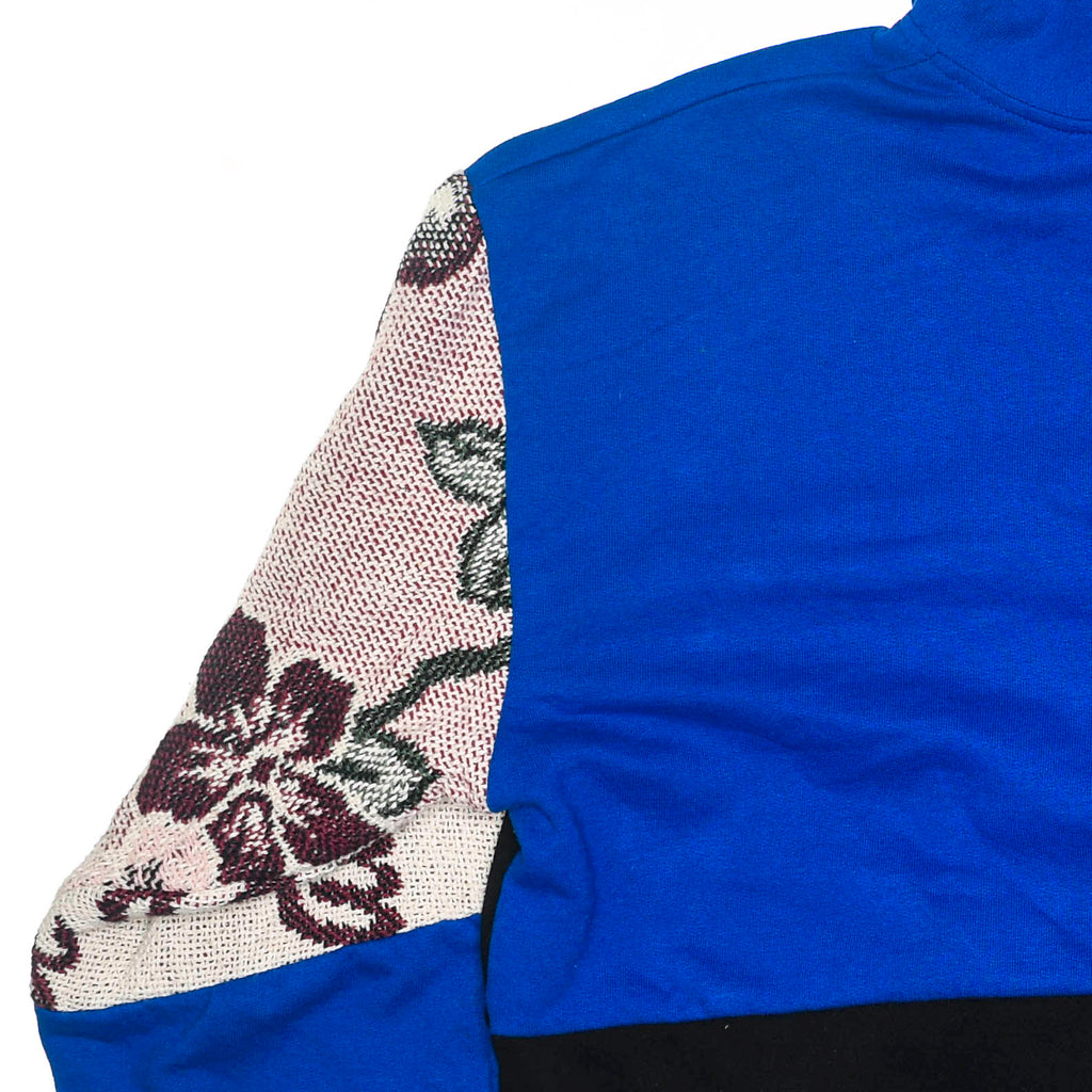 Butterfly Patchwork Tapestry Zip Up Hoodie