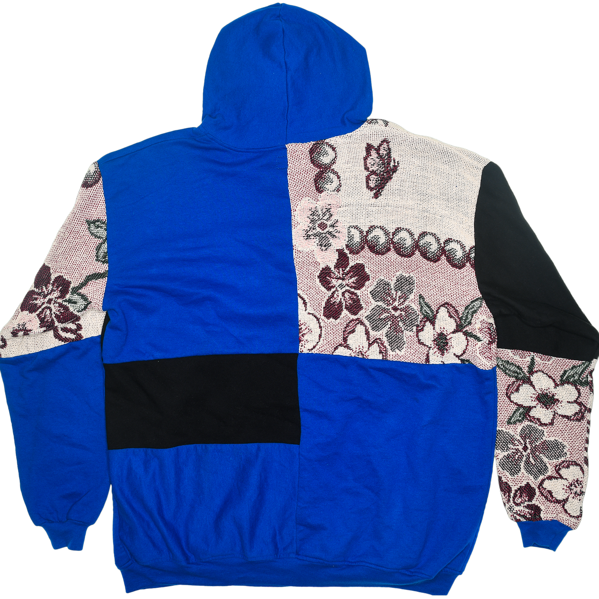 Butterfly Patchwork Tapestry Zip Up Hoodie
