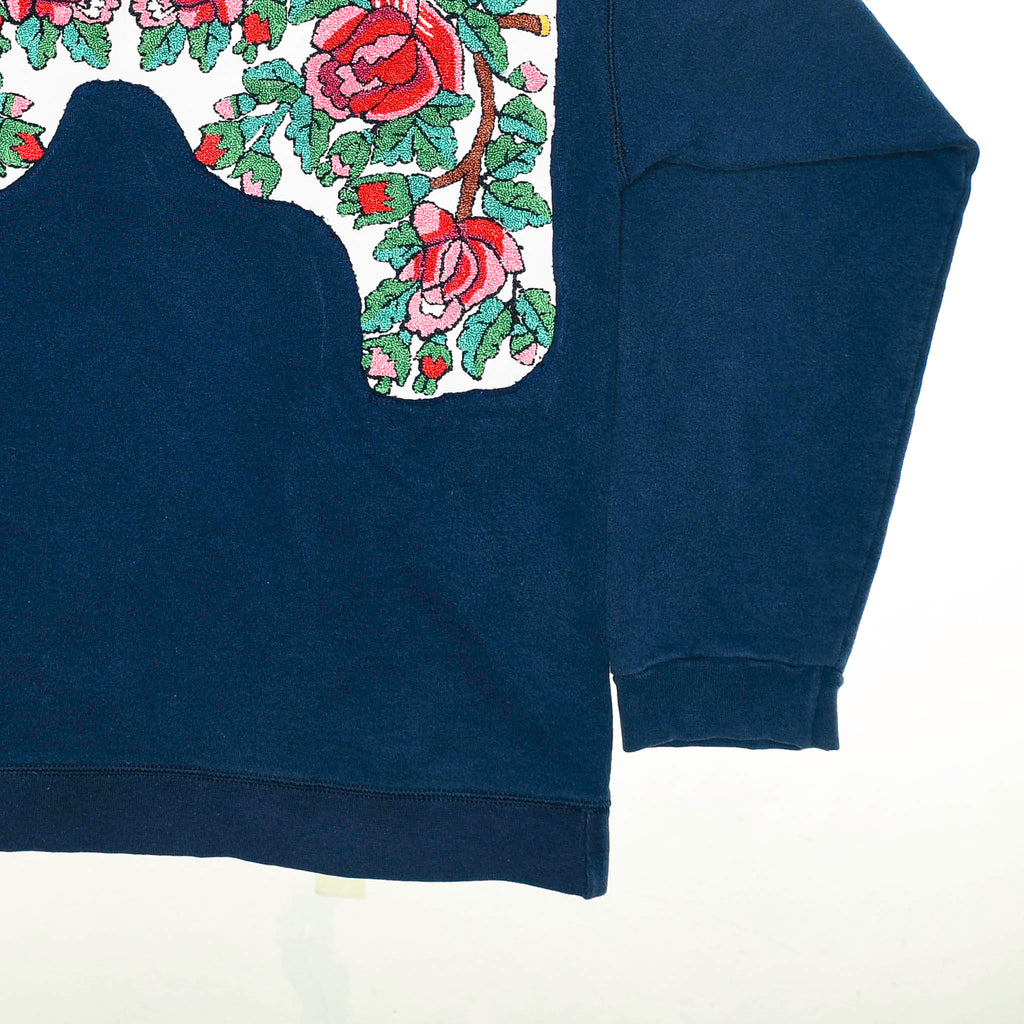Floral Amoeba Tapestry Pullover
