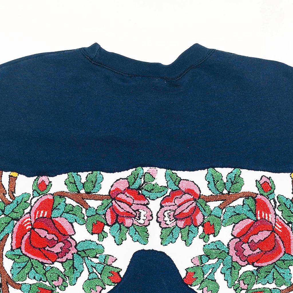 Floral Amoeba Tapestry Pullover