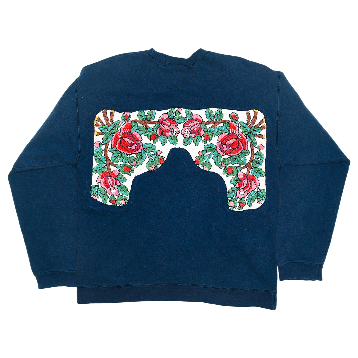 Floral Amoeba Tapestry Pullover