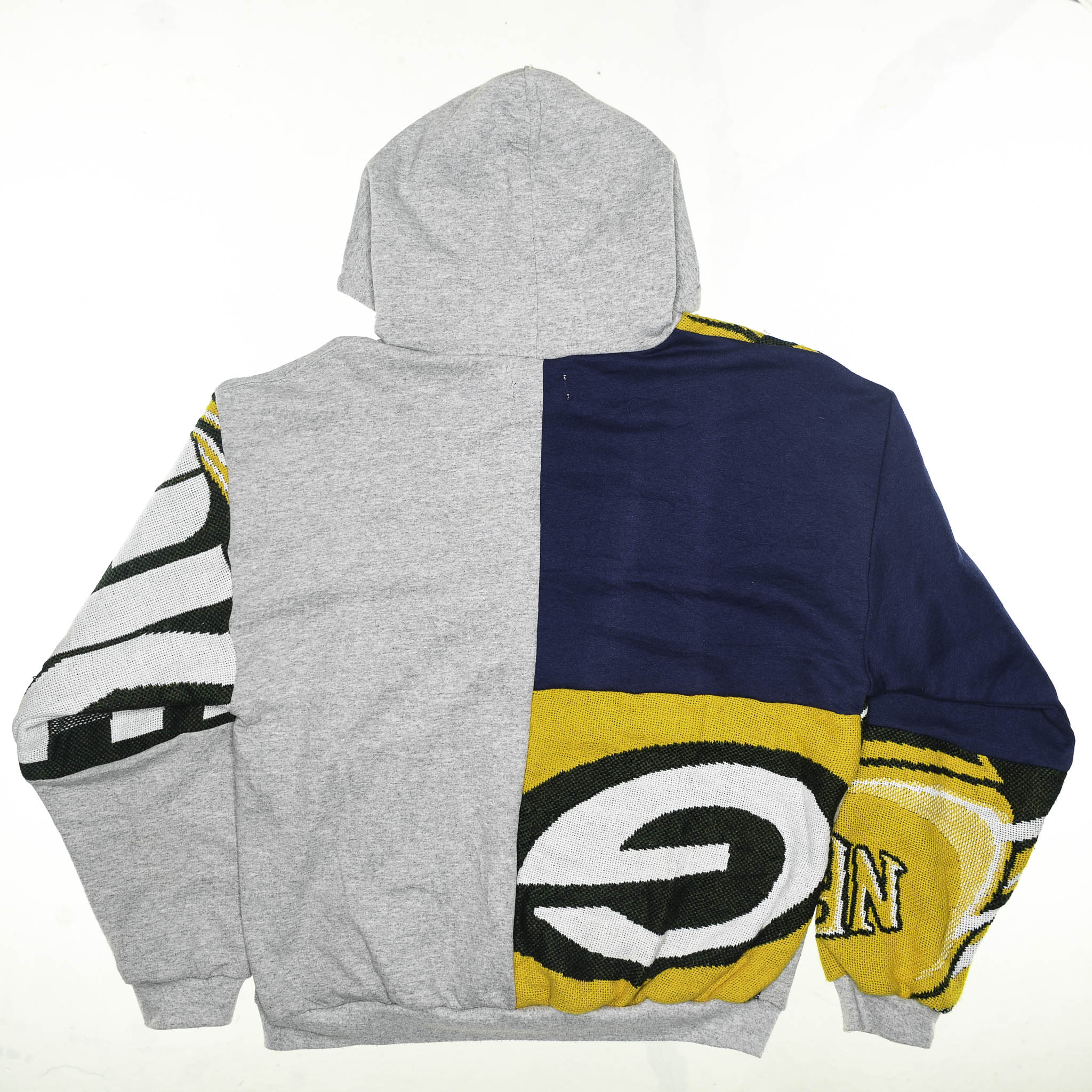 Green Bay Packers Patchwork Tapestry Hoodie