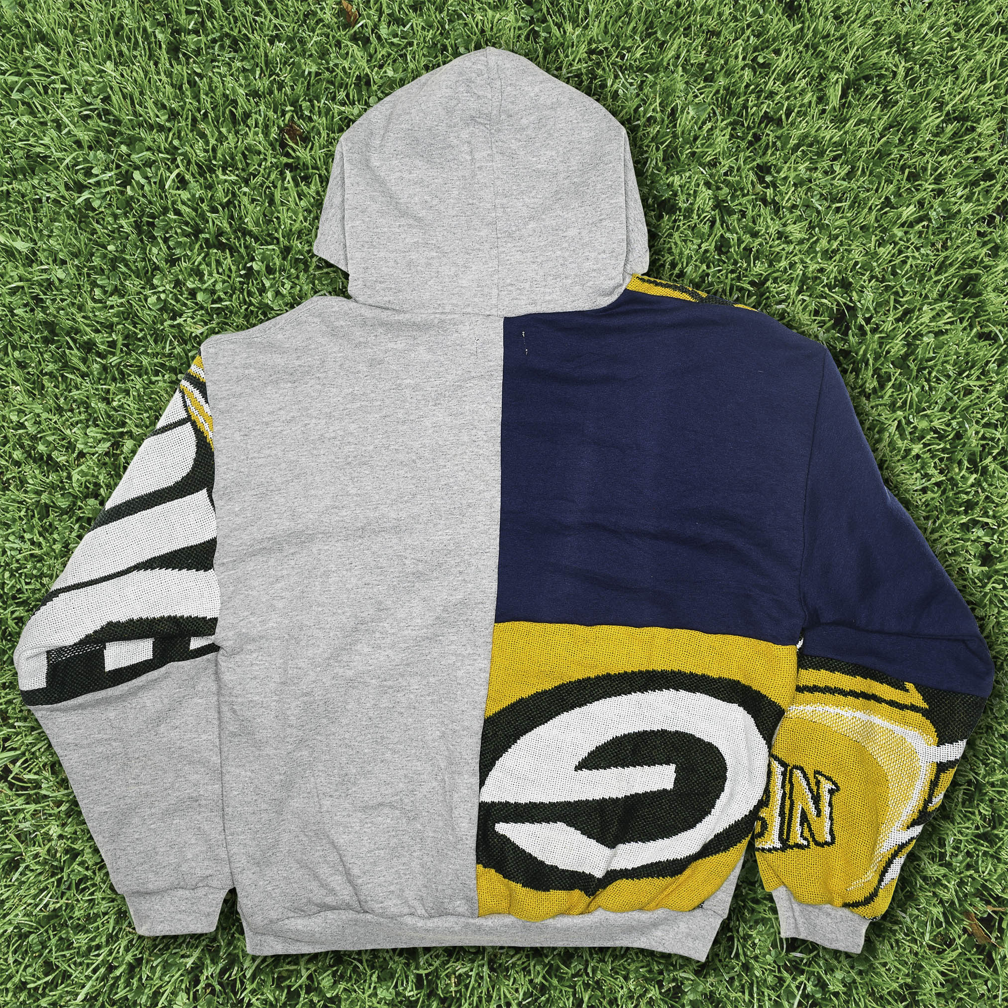Green Bay Packers Patchwork Tapestry Hoodie