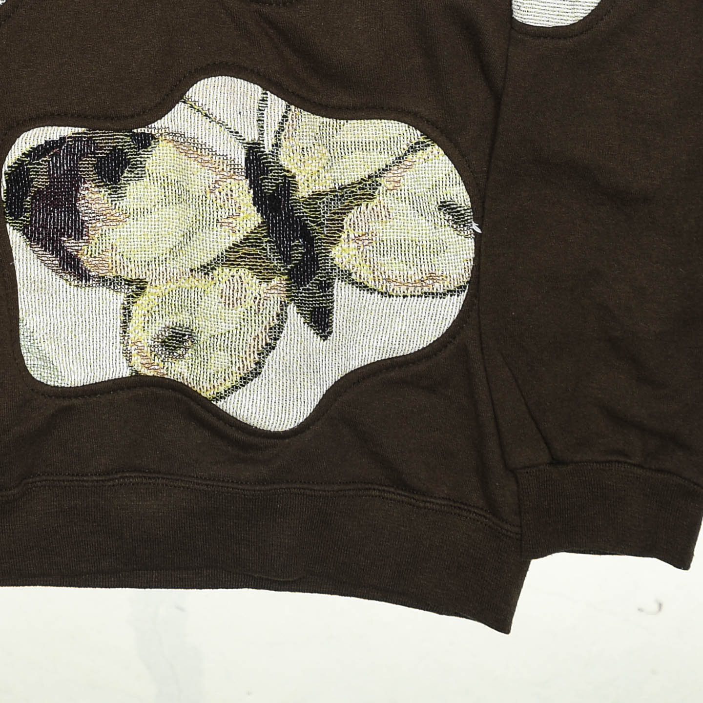 Brown Butterfly Amoeba Tapestry Pullover