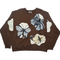 Brown Butterfly Amoeba Tapestry Pullover