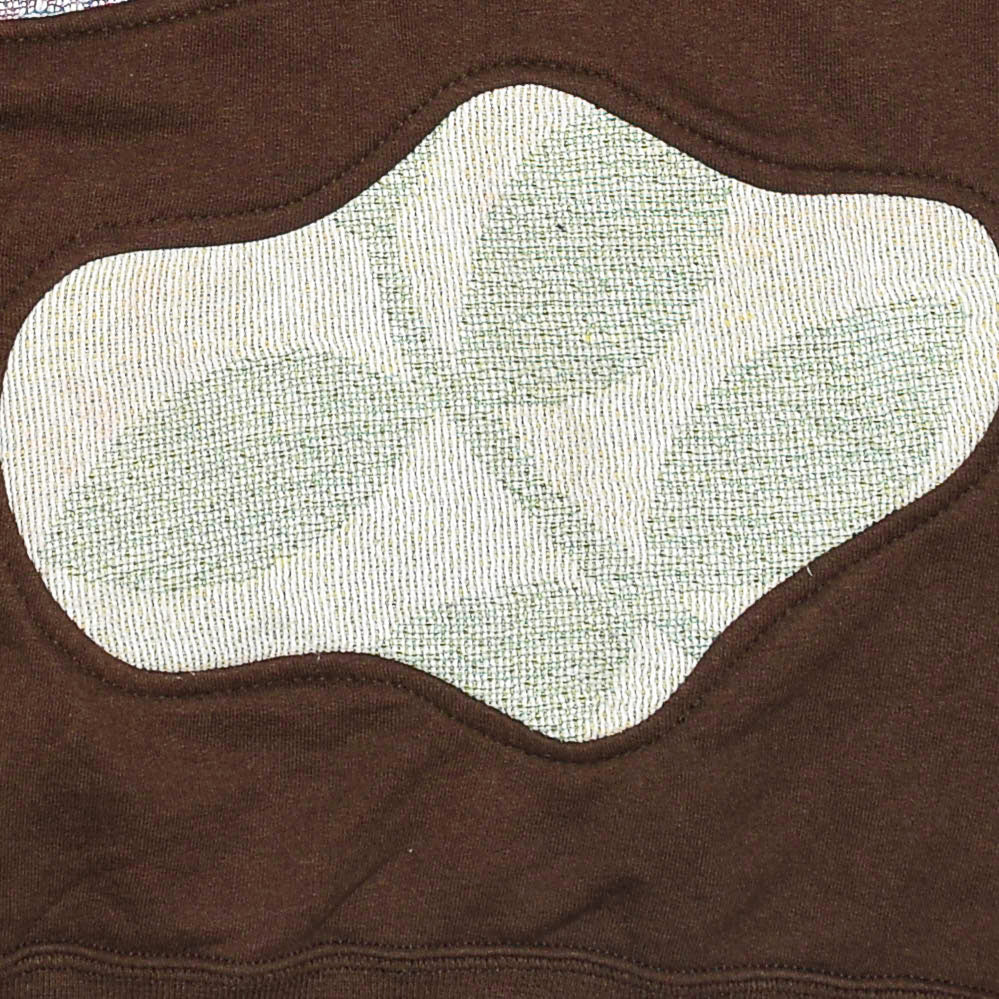 Brown Butterfly Amoeba Tapestry Pullover