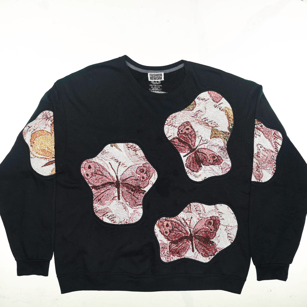 Butterfly Amoeba Tapestry Pullover