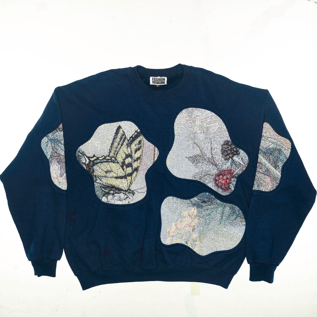 Butterfly Amoeba Tapestry Pullover
