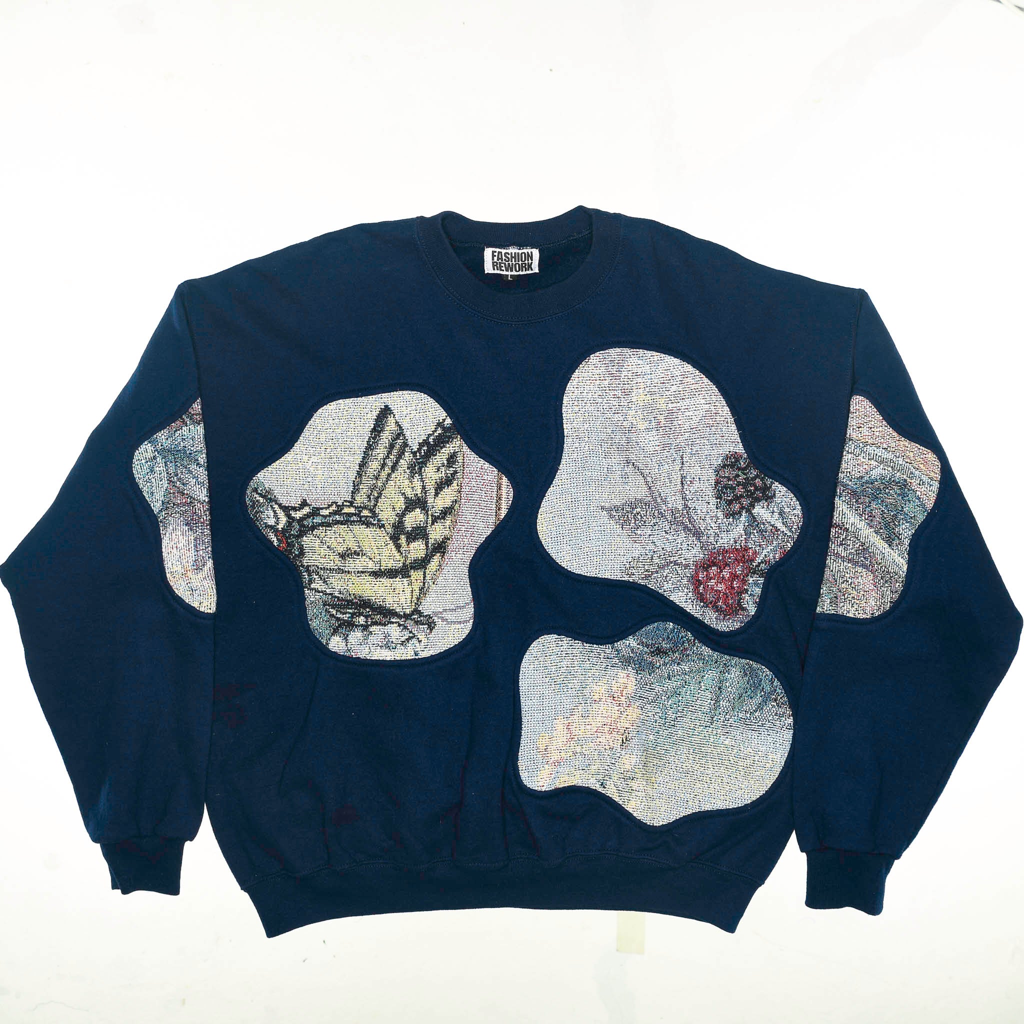 Butterfly Amoeba Tapestry Pullover