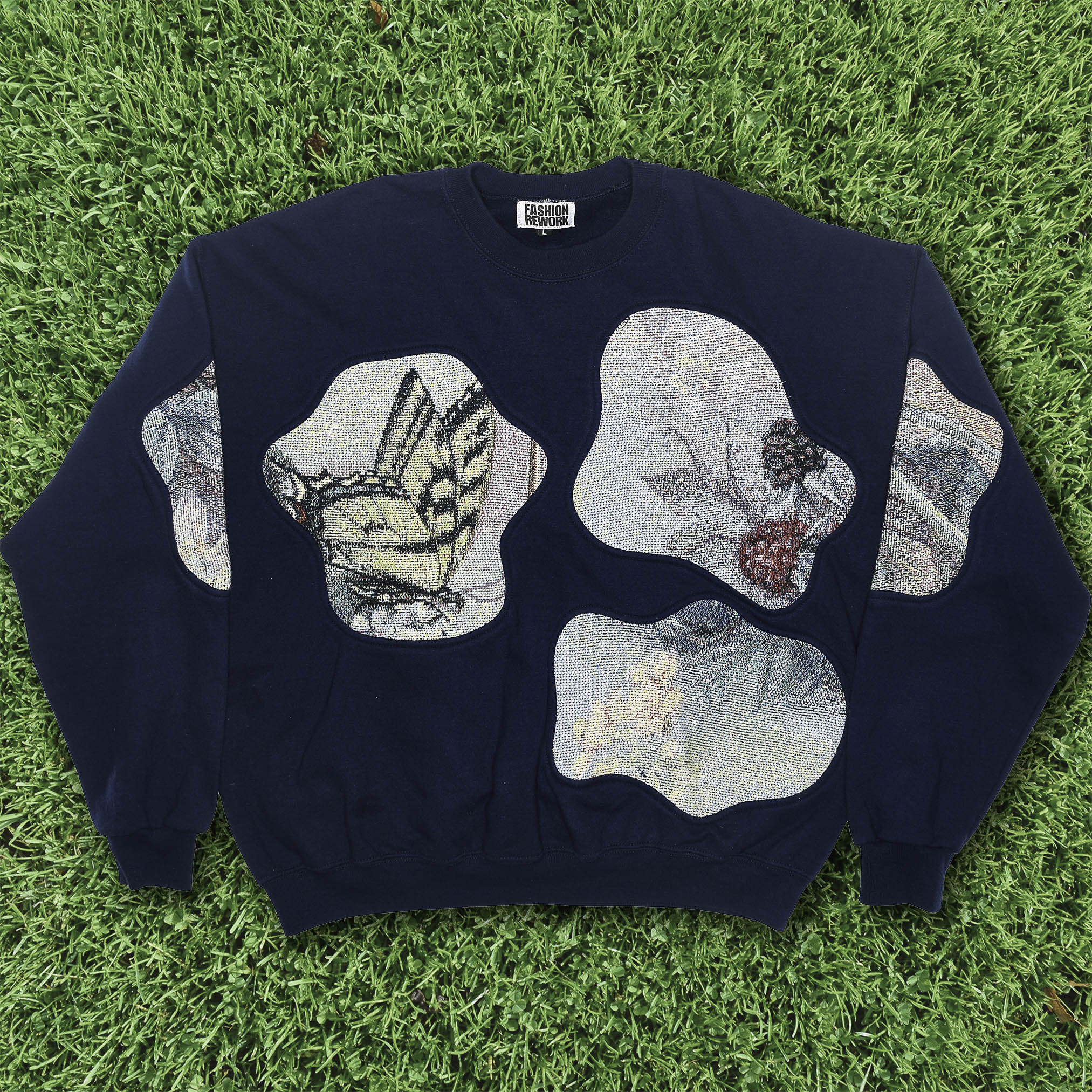 Butterfly Amoeba Tapestry Pullover
