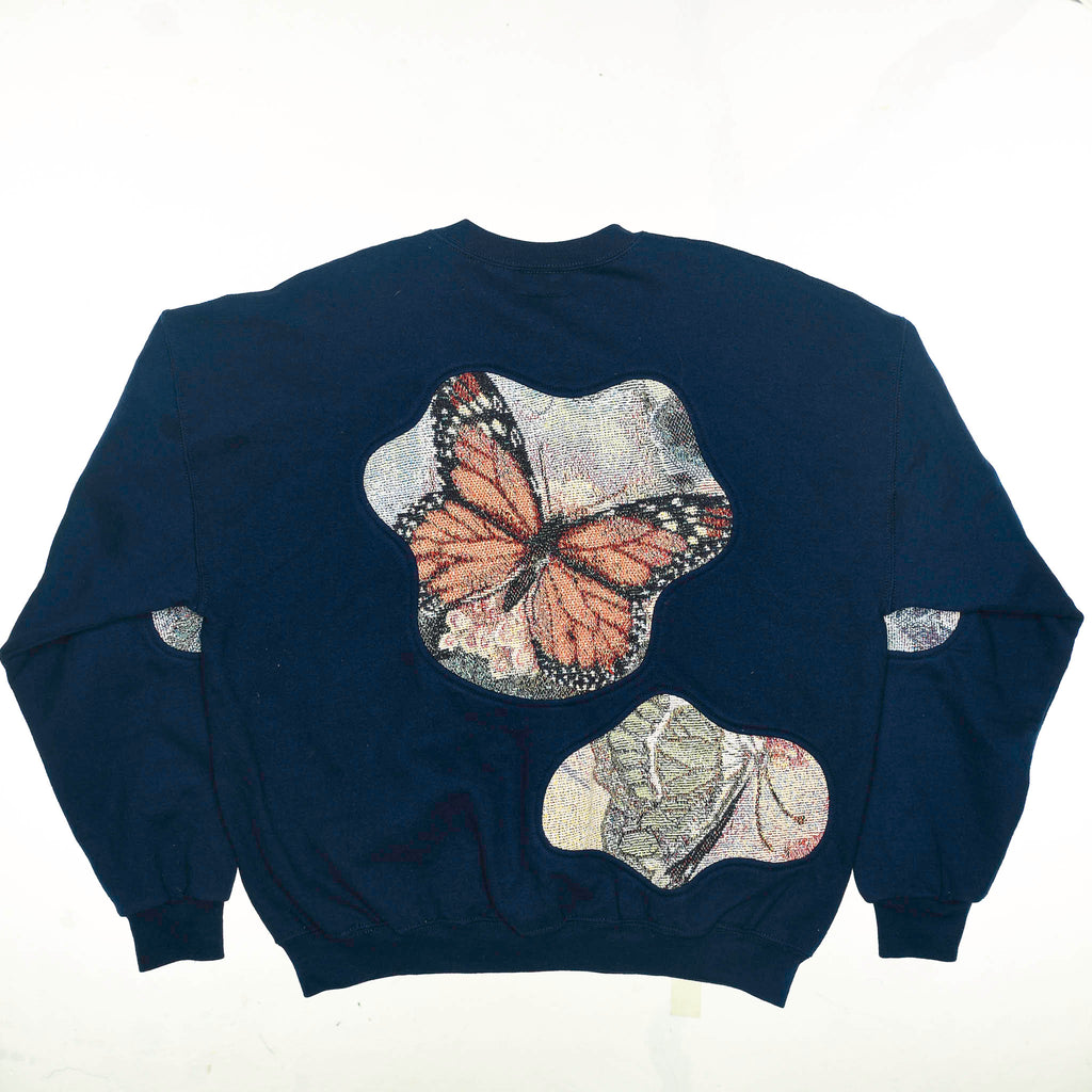 Butterfly Amoeba Tapestry Pullover