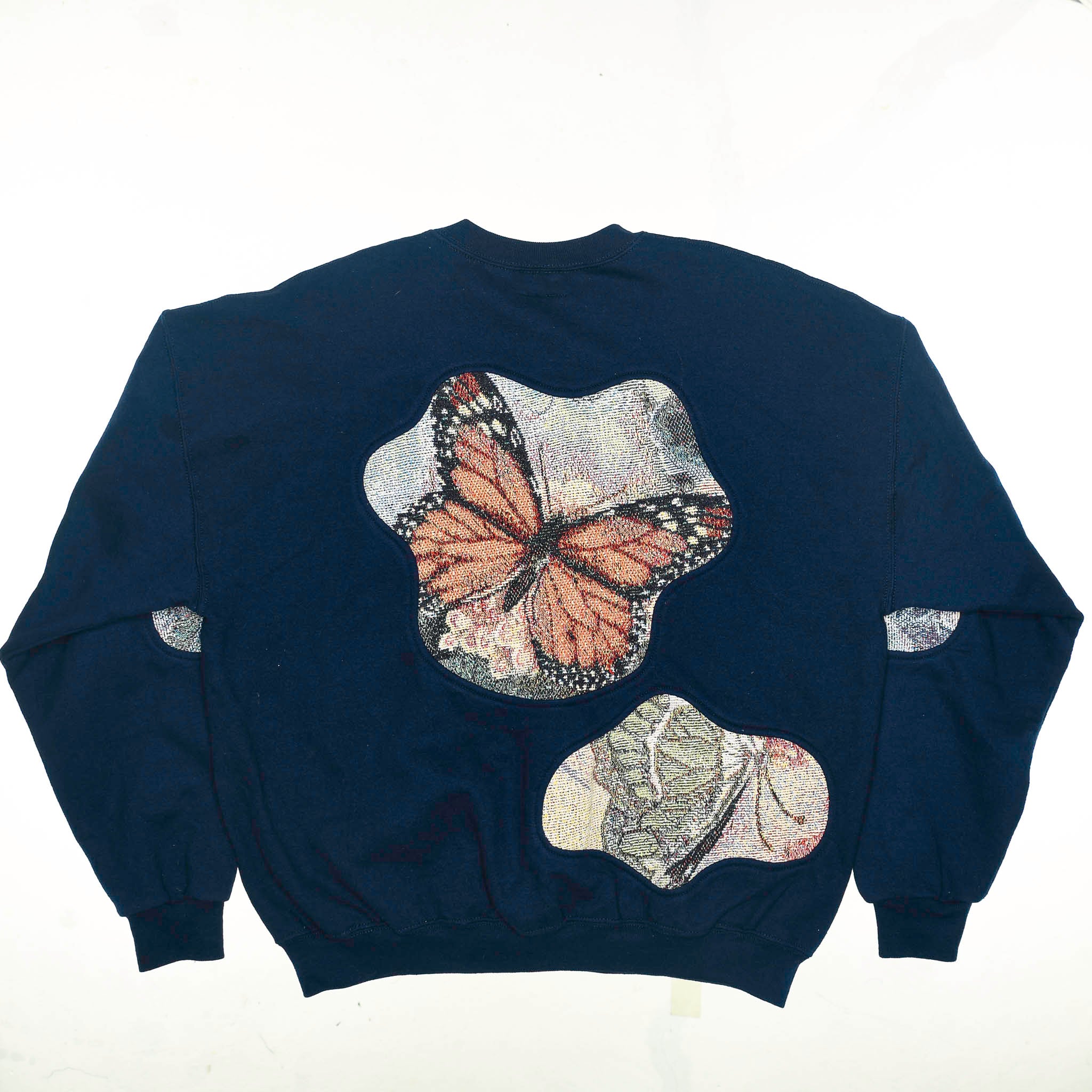 Butterfly Amoeba Tapestry Pullover