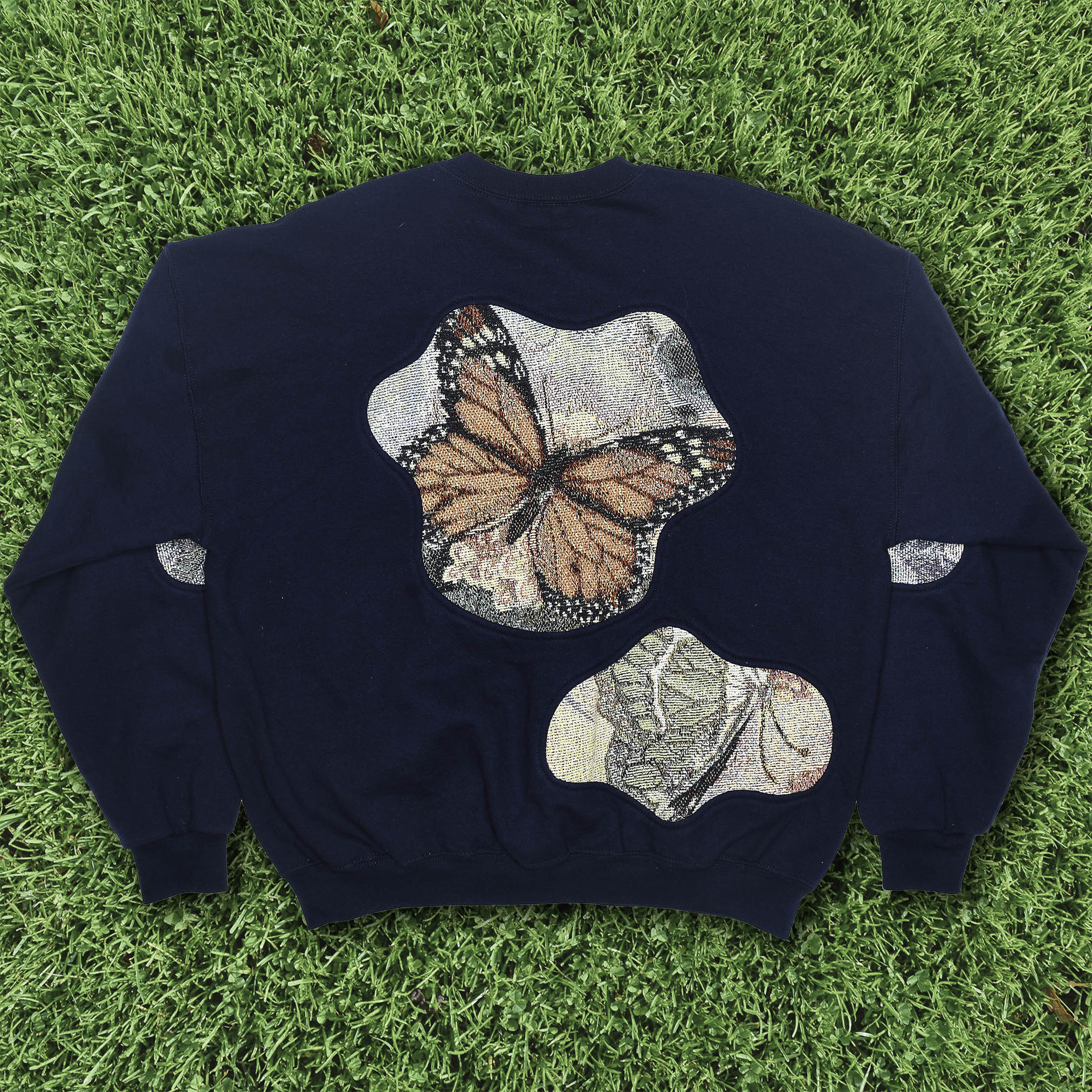 Butterfly Amoeba Tapestry Pullover
