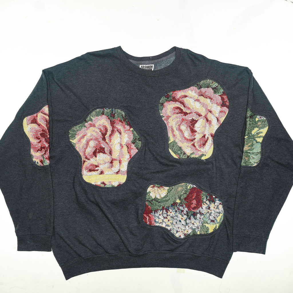 Rose Garden Amoeba Tapestry Pullover