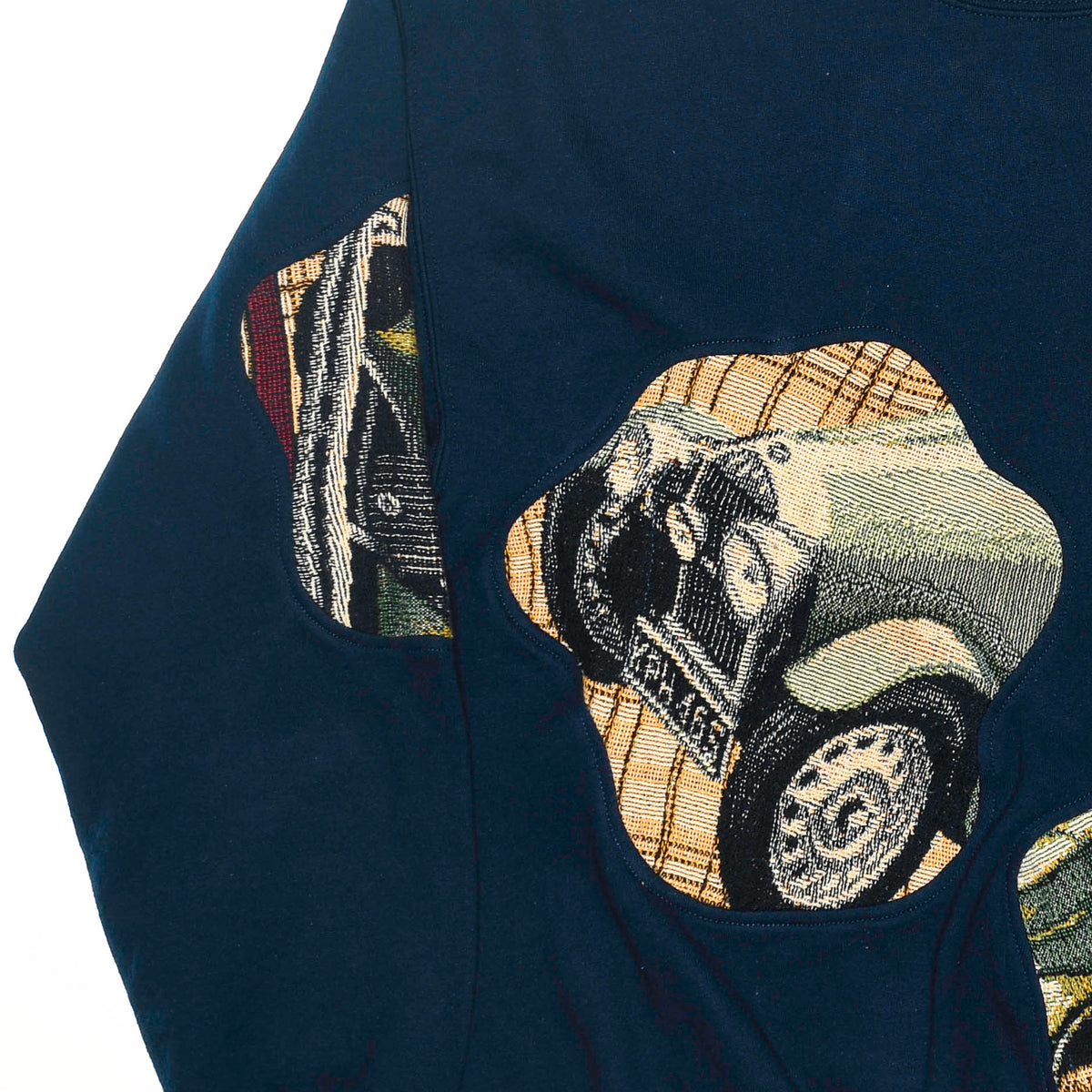 Vintage Car Show Vehicles Amoeba Tapestry Pullover