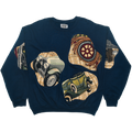 Vintage Car Show Vehicles Amoeba Tapestry Pullover