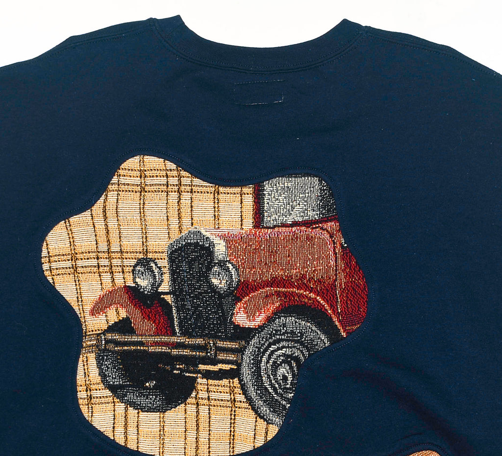 Vintage Car Show Vehicles Amoeba Tapestry Pullover
