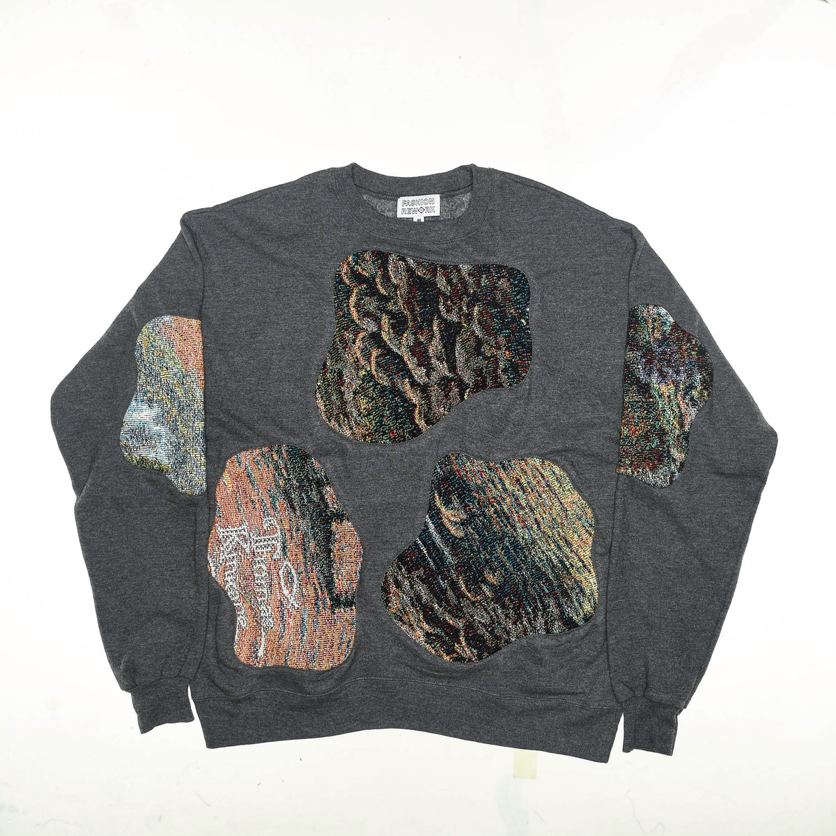 Outdoor Water Scene Amoeba Tapestry Pullover