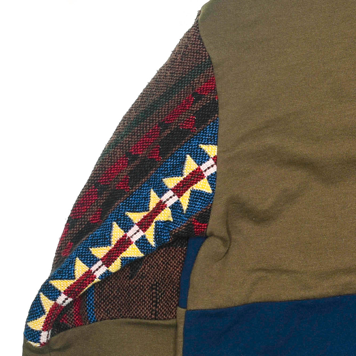Forest Wildlife Patchwork Tapestry Zip Up Hoodie
