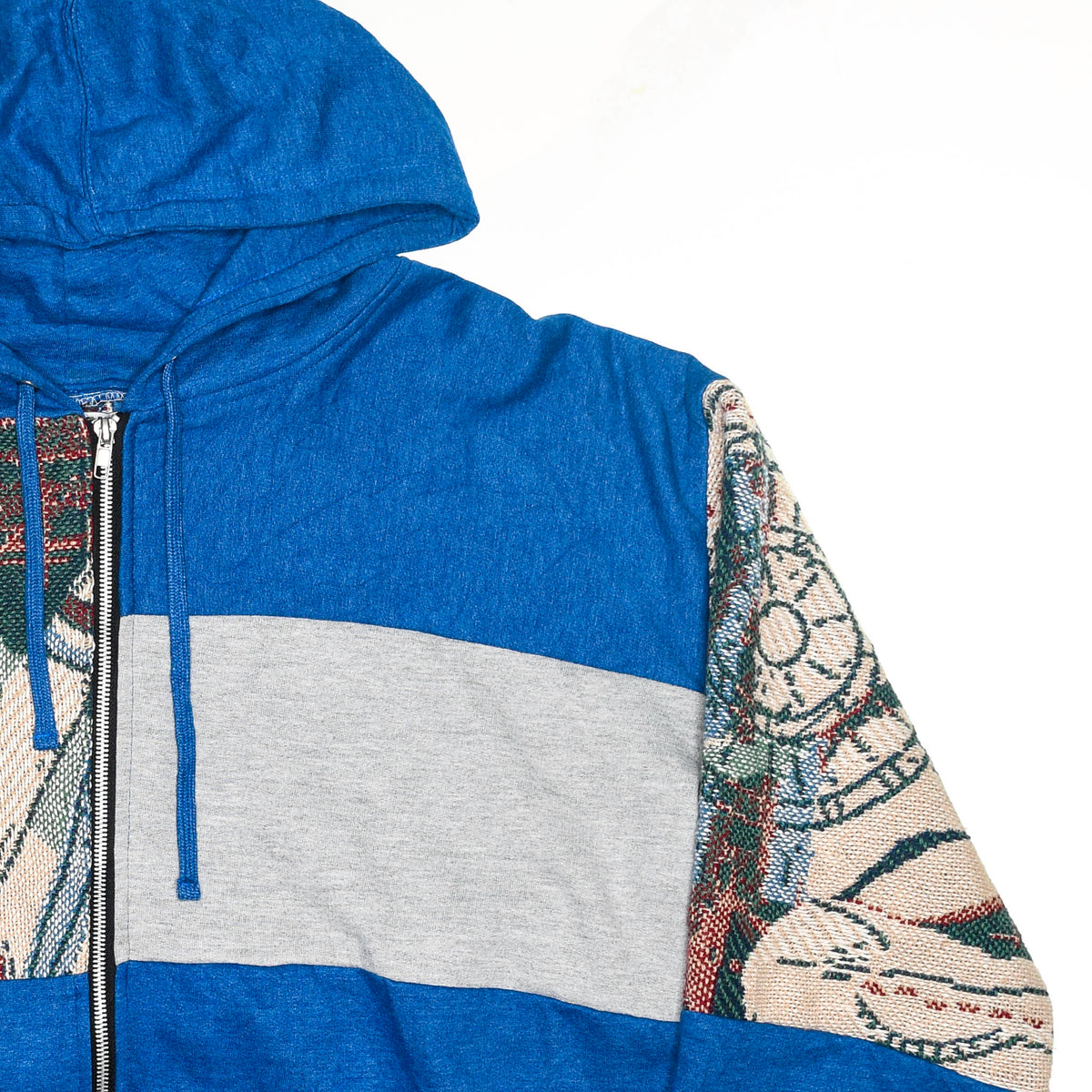Sailing Patchwork Tapestry Zip Up