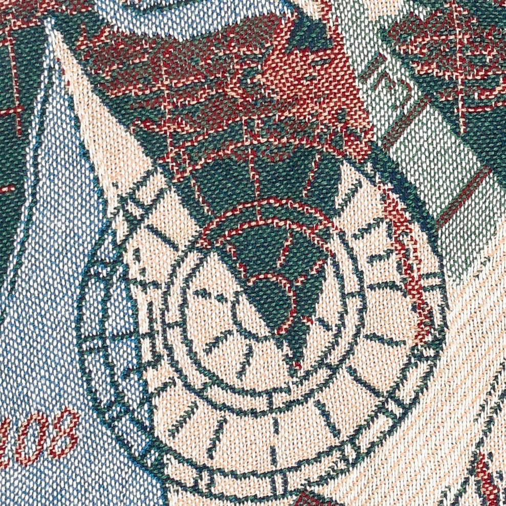 Sailing Patchwork Tapestry Zip Up