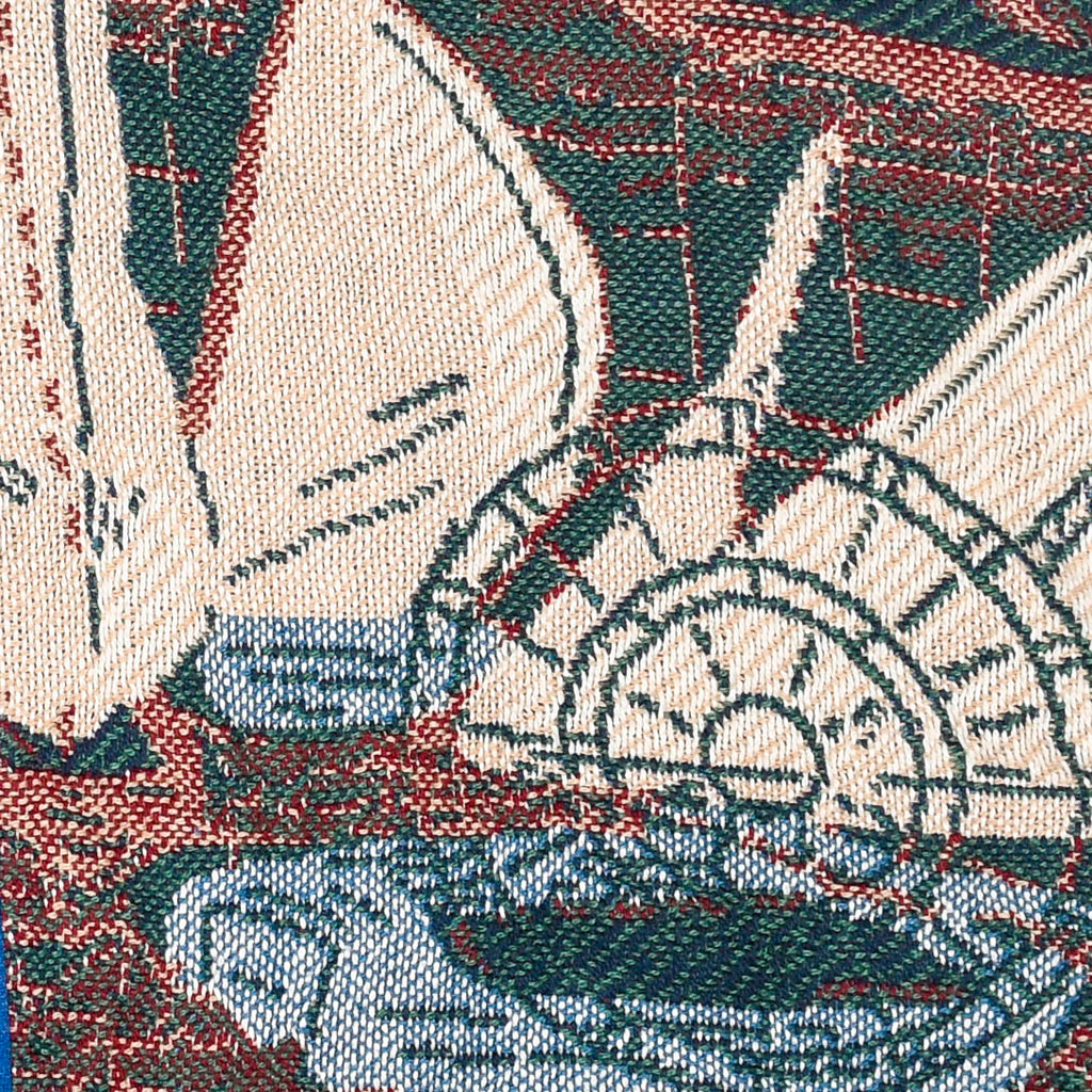 Sailing Patchwork Tapestry Zip Up