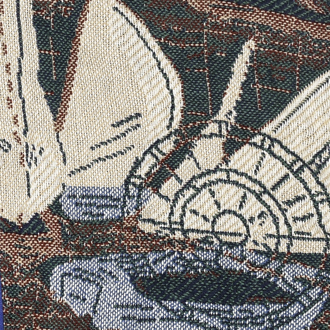 Sailing Patchwork Tapestry Zip Up